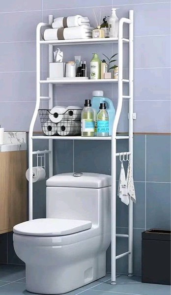 Machine + étagère toilettes
