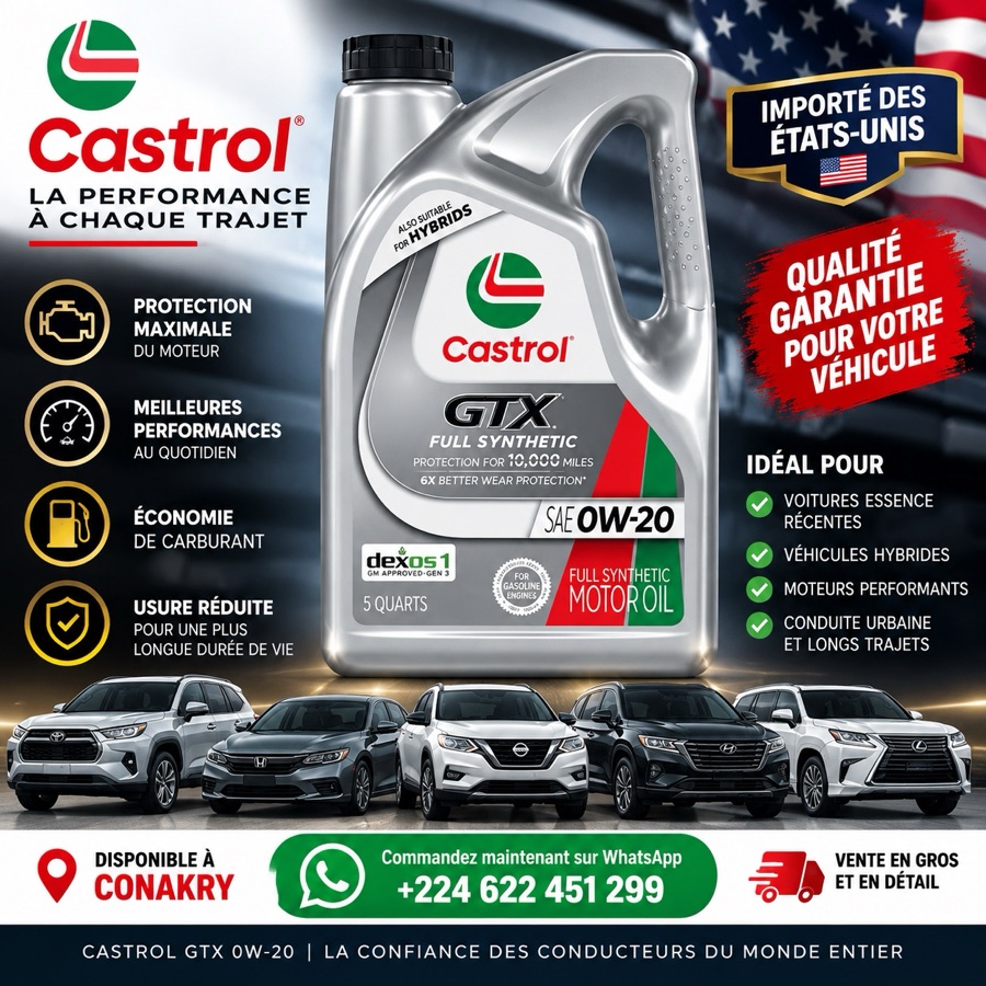 Huile moteur Castrol