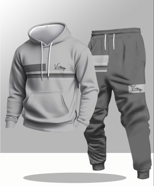 Ensemble sweat-shirt décontracté pour homme