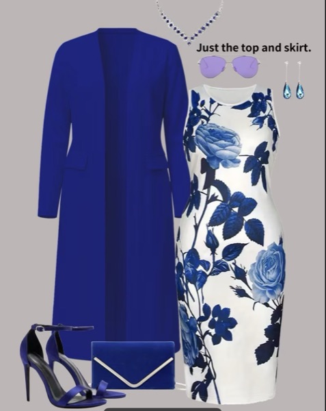 Magnifique ensemble robe pour femme