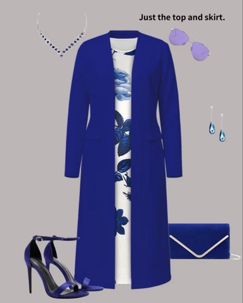 Magnifique ensemble robe pour femme