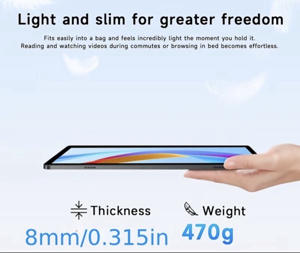 Tablette PHILIPS T7315 10,1 pouces, système Android 16