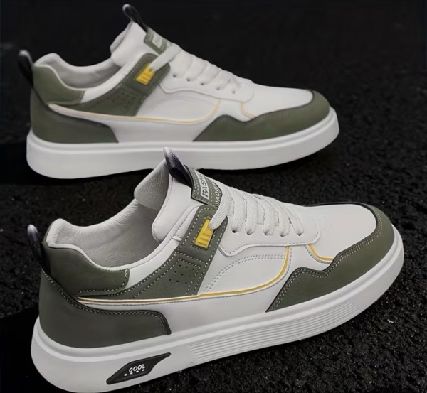 Chaussures blanches tendance et simples pour hommes