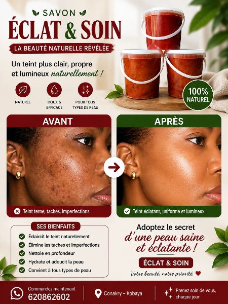 Savon Éclat et Soin – Visage & Corps