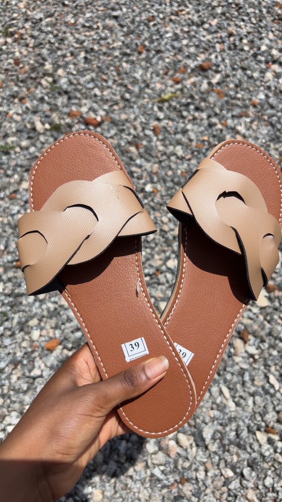Sandales 100% cuir