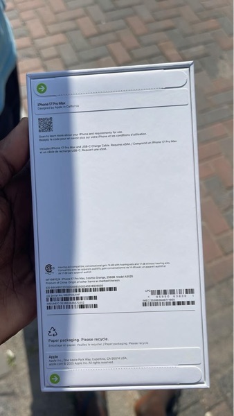 iPhone 17 pro max
