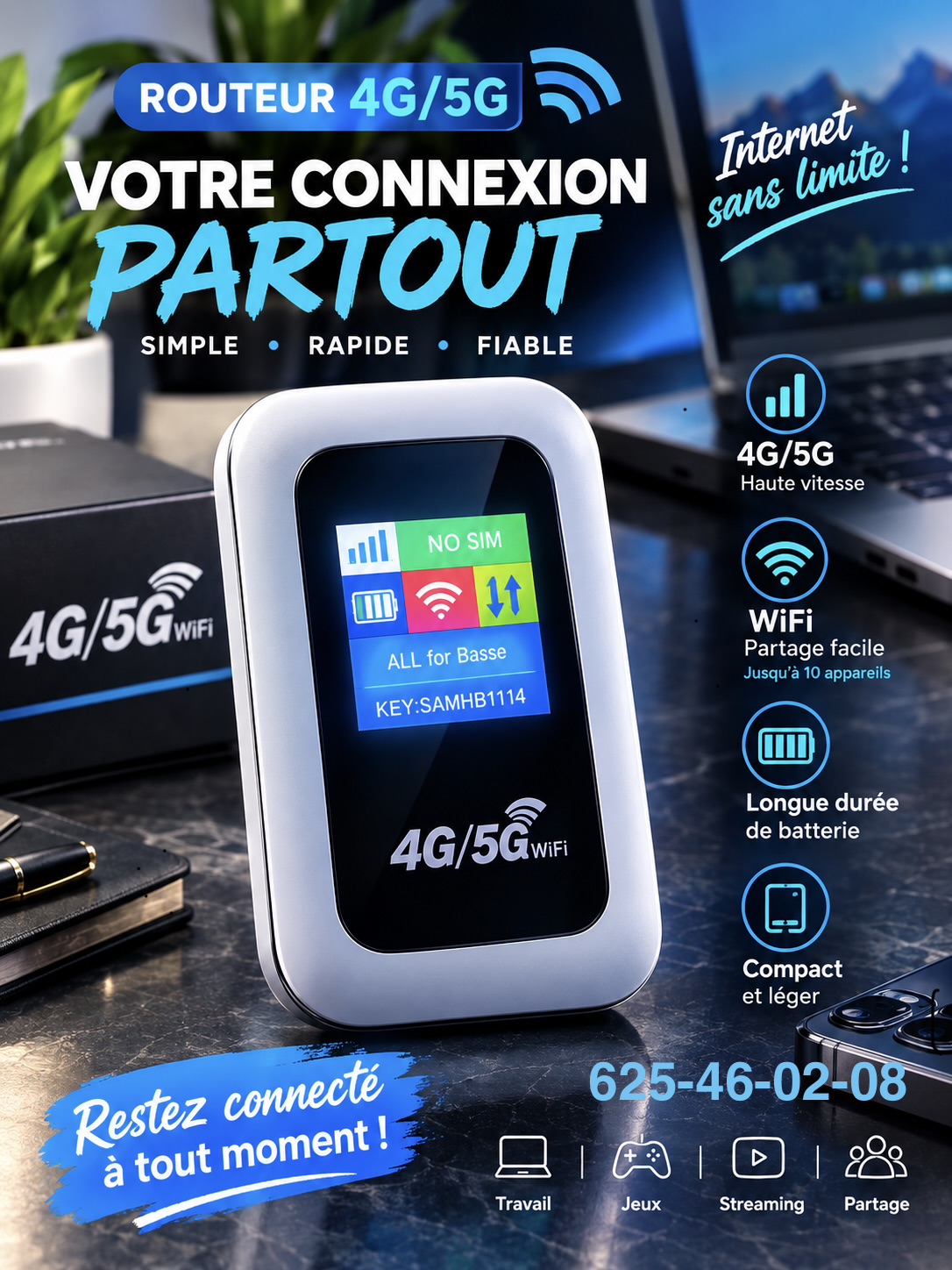 Routeur Wifi (portable)
