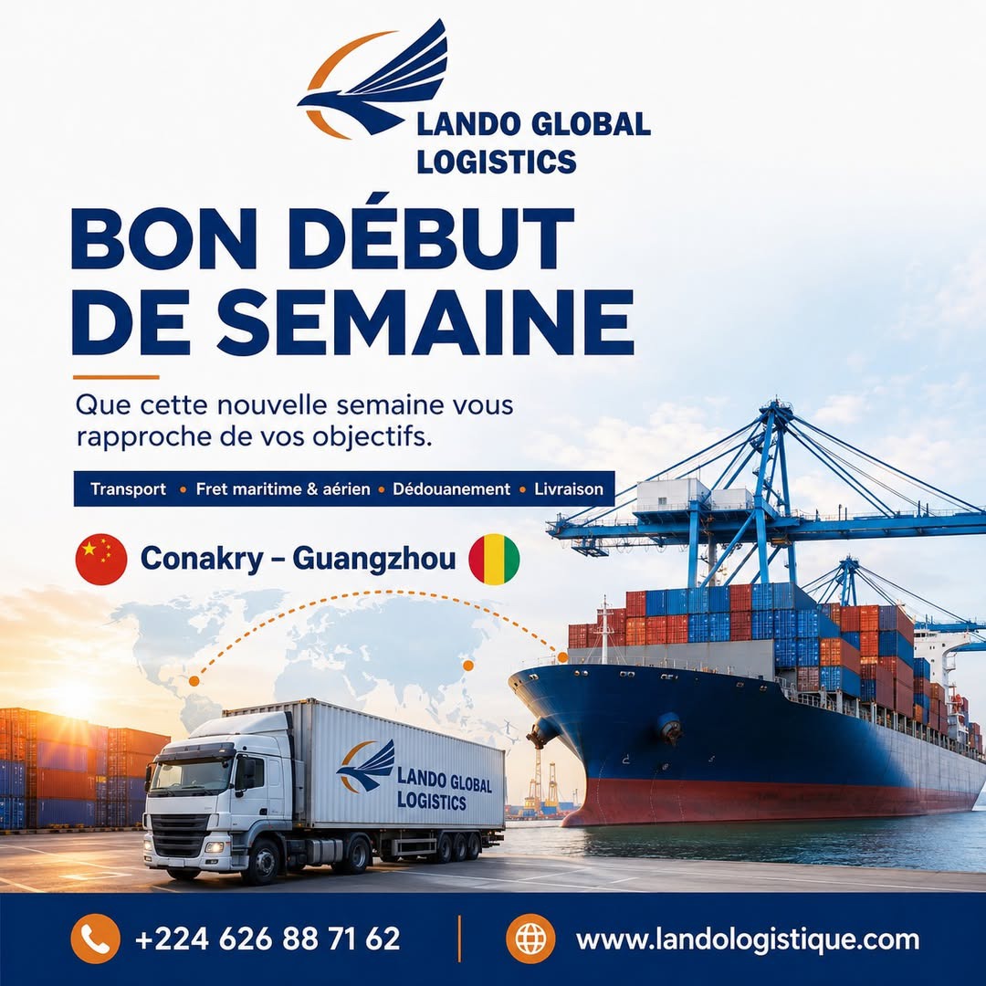 Nous somme une entreprise spécialisée dans l'expédition des marchandises de la Chine vers la Guinée