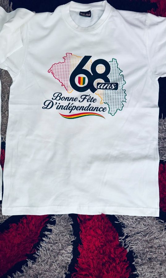 T-shirts de l'indépendance Guinée
