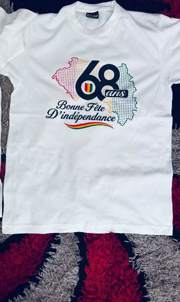 T-shirts de l'indépendance Guinée