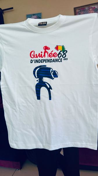T-shirts de l'indépendance Guinée