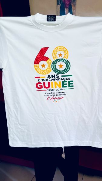 T-shirts de l'indépendance Guinée