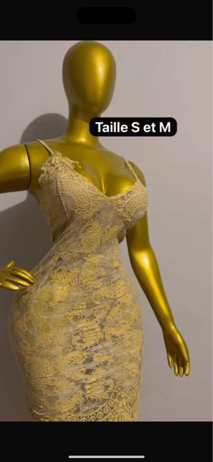 Robe moulante taille M