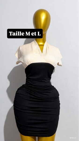 Robe moulante taille M