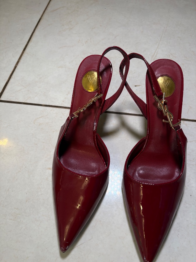 Scarpins rouge bordeaux