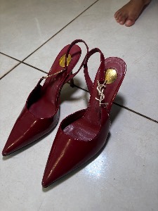 Scarpins rouge bordeaux
